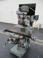 Tree #2UVRC, vertical mill, variable speed, 10.5"x42"table, 1.5 HP, 2-Axis digital read out,power feed - Image 2