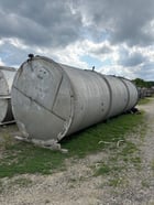 10000 gallon Northland Stainless Steel tank, 96" dia. x 312" straight side, flat sloped bottom 1981 - Image 7