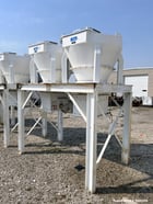 Tecnetics Industries #E12 F-2910 Tecweigh Dual Volumetric Feeder System with Hoppers. Includes (2) Tecweigh - Image 1