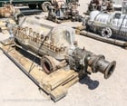 1190 GPM @ 3413' TDH, Byron-Jackson #4x6x9D-DVMX, Centrifugal Pump, Horz., 10-stage, 6" suction, 4" - Image 1
