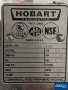 5 gallon Hobart #A-200, Mixer, Stainless Steel, 20 qt, .5 hp, 115V., bowl & beater, mounted on cabinet - Image 2