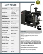 160 HP Cummins 6BT5.9, Complete Engine Power Unit, Rebuilt - Image 4