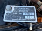 30 KW Generac #95A03723-S, Natural gas / LP generator, 3 phase, 632 hours, 120/208 Volts, load tested, 1995 - Image 7
