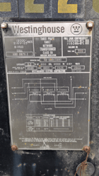 1000 KVA 12000 Primary, 216Y/125 Secondary, Westinghouse - Image 2