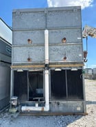470 Ton, Imeco #IDC-1880-4, evaporative condenser, 2 motors, 1 tower units, 79525 cfm, 300 psi, 715 GPM, 2001 - Image 6