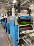 Muller Martini #A74, UV Web Offset Presses, (8) Unit, 22"/25.5" cutoff x 29" width, 50" Splicer roll, 2001 - Image 4