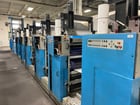 Muller Martini #A74, UV Web Offset Presses, (8) Unit, 22"/25.5" cutoff x 29" width, 50" Splicer roll, 2001 - Image 6