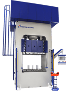 550 Ton, Hidroliksan #HDD-500, hydraulic H-frame press, 39" stroke, 39" DL, 47" x59"table,build to order - Image 2