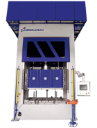 550 Ton, Hidroliksan #HDD-500, hydraulic H-frame press, 39" stroke, 39" DL, 47" x59"table,build to order - Image 3