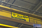 10 Ton, Manning Maxwell & Moore load lifter overhead bridge crane, 45' span, double grider - Image 3