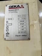 8" x 8" x .7" Geka #Hydracrop-165/S, 165 ton, serial #106104 - Image 6