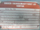 0.33 HP @ 780 RPM, Bauer #DPK782-178WMG, Right Angle Gearbox, 4.10 :1 Ratio, 3200 RPM Output, 1997 - Image 6