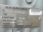 4500 RPM, Eurodrive #K77AD3, Right Angle Gear Reducer Gearbox, 12.36:1 Ratio, 364 RPM Output - Image 5