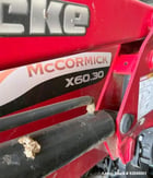 McCormick #X60.30, Utility Tractor, Quicke frontloader, Bucket and baler attachments included, 2012 - Image 6