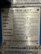 45 Ton, Heim #45-10, flanged bed mechanical press brake, 10' overall, 110" between housing, 2" stroke, 12" - Image 6