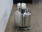 171 gallon DCI #650L, Stainless steel jacketed vacuum tank, 48" ID x 28" straight wall, dish bottom - Image 4