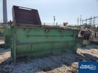 150 cu.ft. Ribbon Blender, carbon steel, bottom discharge, 48" width x 144" L trough, 20 HP - Image 1