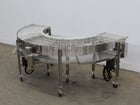 23-1/2" wide, Stainless steel 180&deg; conveyor, center drive motors w/independant vari-speed controls - Image 1