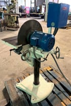 20" Wilton #4421, disc sander, 10" x 27" tilt table, 3 HP - Image 5