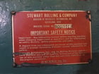 26" x 26" x 84" Stewart Bolling 2-roll twin rubber mixing mill, 2-drilled front rolls - Image 4