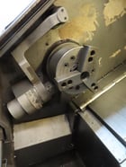 Mazak #QT-20N, CNC slant bed lathe, 20.8" swing, 10" chuck, 3-jaw, 2.6" bar, 40" centers, 8 turret, A2-8 - Image 6