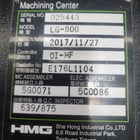 Hartford Taiwan #LG-800, CNC vertical machining center, 3.5" X, 20" Y, 24.8" Z, 8000 RPM, 10 HP,Fanuc AI-100 - Image 8
