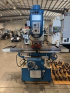 Knuth #KB-1400, universal bed mill, 16" x55" tbl., 1 HP, 37.4" X, 16" Y, 20" Z, 30-1800 RPM, #50, digital - Image 2