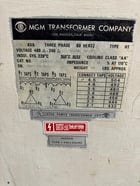 30 KVA 480 Primary, 240 Secondary, MGM #HT30A3K2, S/N M8903-30D-009-4 - Image 3