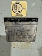 45 KVA 480 Delta Primary, 208Y/120 Secondary, Westinghouse #DT-3, S/N T82E02215 - Image 8