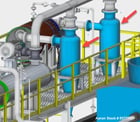 chicago boiler waste water system, designed to process waste water with solids (slurry) and dehydrate under - Image 10