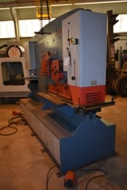 Durma/JMT #IW165/300, dual cylinder, 181. ton plate shear - section & bar shear - punch  angle shear - notcher - Image 6