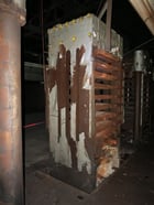 1000 Ton, Wood, hydraulic press, 40" stroke, 40" daylight, 42" x 42", (2) steam platens - Image 1
