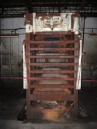 1000 Ton, Wood, hydraulic press, 40" stroke, 40" daylight, 42" x 42", (2) steam platens - Image 2