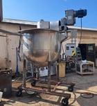 360 gallon Lee #360D3T, Stainless Steel kettle, agitated, 40 psi, 53.5" dia. x 46" deep, 1972 - Image 2