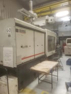 550 Ton, 105 oz., Cincinnati Milacron #VT-550-105, horizontal plastic injection molders, 34.25" x 34.25" tie - Image 1