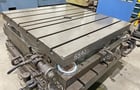 48" x 48" Giddings & Lewis #Hydrostatic lift rotary index table, new clamp bladders & air valves - Image 2