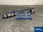 Belt Conveyor, Stainless Steel frame with plastic belt, single set of legs, with controls - Image 1