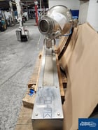 MetoLift Drum Lifter, Stainless Steel, approximately 74" lift, with drum lift attachment and funnel - Image 3
