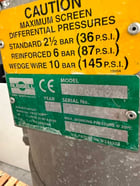 Russell Finex #304-01E86341 Eco filter, Stainless steel, 2021 - Image 4