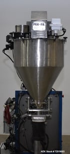 PerFil #PF-15S, servo auger filler, foot pedal operation, control panel with Mitsubishi FX PLC, Baldor AC - Image 6