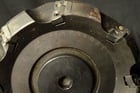 Kennametal / Erikson #CV50SM200240, CAT 50 shell mill holder, w/ 2" pilot & Mitsubishi Indexable Face Mill - Image 5