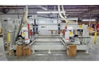 Koch #SBD-B, feed thru double end trim, bore & dowel boring machine, 1.18" x 9.8" x 98.4" capacity, 2005 - Image 2