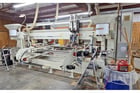 Koch #SBD-B, feed thru double end trim, bore & dowel boring machine, 1.18" x 9.8" x 98.4" capacity, 2005 - Image 5