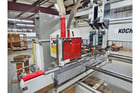 Koch #SBD-B, feed thru double end trim, bore & dowel boring machine, 1.18" x 9.8" x 98.4" capacity, 2005 - Image 6