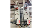 Koch #SBD-B, feed thru double end trim, bore & dowel boring machine, 1.18" x 9.8" x 98.4" capacity, 2005 - Image 9