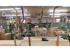 Koch #SBD-B, feed thru double end trim, bore & dowel boring machine, 1.18" x 9.8" x 98.4" capacity, 1984 - Image 1