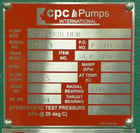 1666 GPM @ 82' TDH, CPC #3A-P-513C, horizontal single stage centrifugal pump package, counter clock wise - Image 8