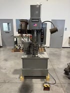 6 Ton, Haeger #HP6-B, hydraulic insertion press, 8.5" stroke, 18" throat, autofeed bowl, 18 gallon hydraulic - Image 1