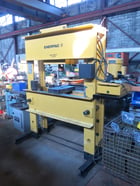 150 Ton, Enerpac, H-Frame Hydraulic Shop Press, 13" stroke, 48.5" daylight, 48" bed width, 10,000 psi - Image 1
