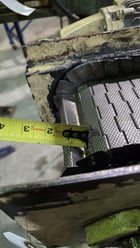 6" wide, Goessling, Parts Conveyor, 9.5" entry height, 52" exit height, 1" belt divider height - Image 4